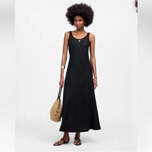 Madewell | Dresses | Nwt Madewell Cassie Buttonfront Midi Dress In Linen  Large | Poshmark